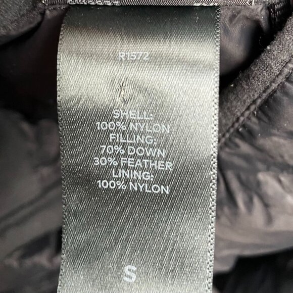 Champion Men's Down Puffer Jacket Size S Black Down & Feather - Picture 3 of 15